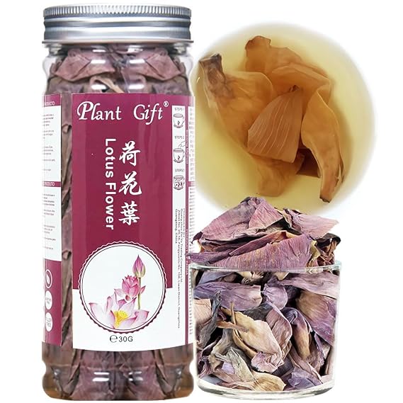 Plant Gift 100% Pure Lotus Flower Tea , Caffeine-Free 30g/1.05oz Herbal