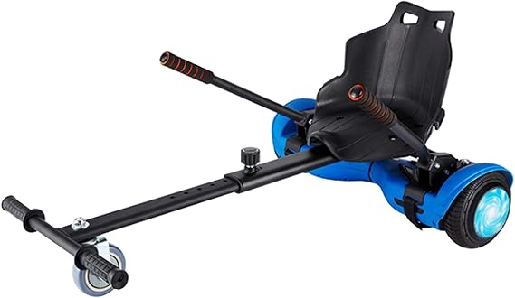 Hoverkart Seat Attachment Hoverboard Go Kart Adjustable Hoverkart Seat for Electric Self Balancing Scooters Transforms Your Hoverbords Into Go-Kart Fits 8.5''/10.5''/13'' Hoverboard