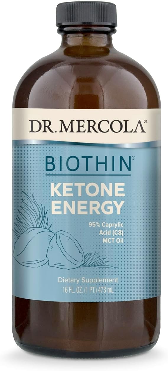 Dr. Mercola Biothin Ketone Energy MCT Oil, 16 fl oz (31 Servings)