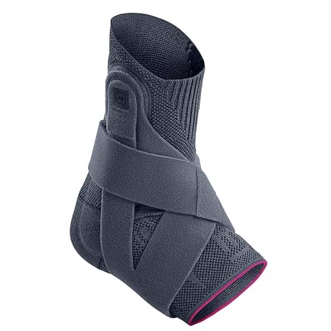 medi Levamed Active Ankle Support Right, V, Silver