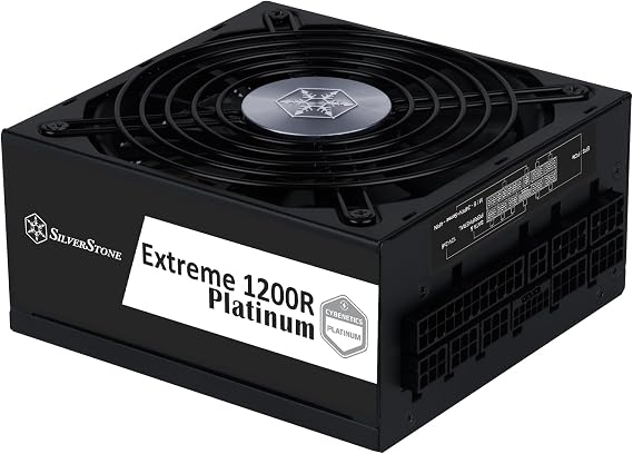 Silverstone Extreme 1200R Platinum Fully Modular PCIe 5 Cybenetics Platinum SFX L Power Supply with 1200W SST-EX1200R-PL