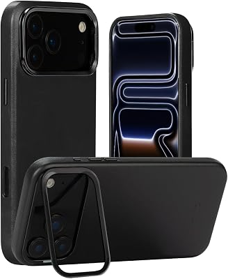 alto Italian Leather Stand Case Compatible with iPhone 17 Pro Max 2025, Magnetic Drop Protective Kickstand Case Compatible with MagSafe, Uplop Series iPhone 17 Pro Max, 6.9 inch,Color