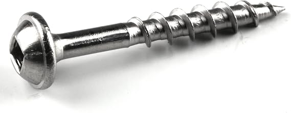 Kreg Zinc Pocket-Hole Screws - SML-C125-500 - 1-1/4 Inch - Coarse Thread - Maxi-Loc Head - Indoor - 500 Count