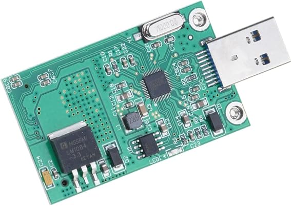 Mini mSATA Adapter mSATA to USB3.0 Reader for Quick File Backups Widely Use