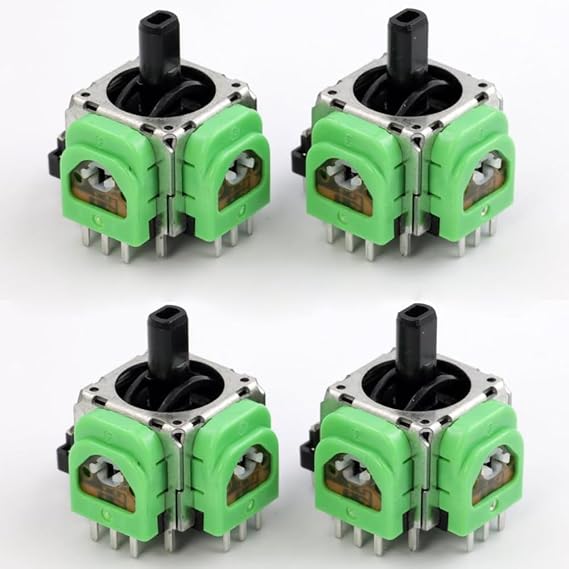 4PCS Hall Effect 3D Analog Joystick for Replacement PS5 Analog Sensor Potentiometer Rocker Module