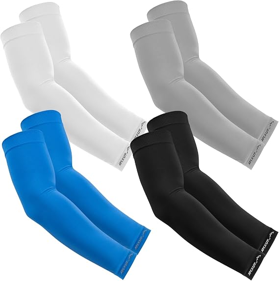APEXUP Cooling Arm Sleeves for Men Women, UV Sun Protection UPF 50, Volleyball Arm Sleeves Compression Sleeves for Outdoor