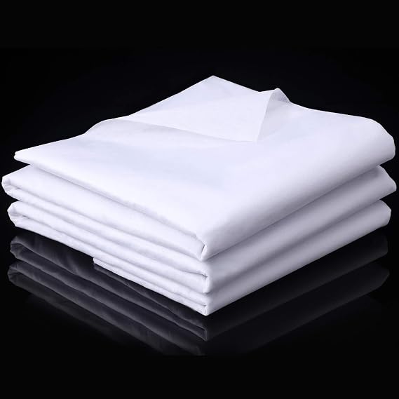 Lightweight Fusible Interfacing Non-Woven Interfacing Fabric Single-Sided Iron on Interfacing for DIY Supplies (White,60 Inch x 2 Yards)