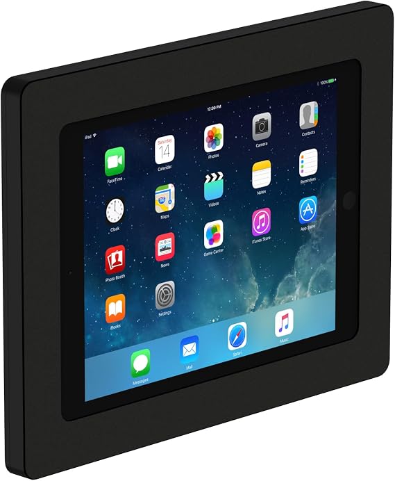 VidaMount Black VESA Enclosure Compatible with iPad 9.7 (5th / 6th Gen), Pro 9.7", Air 1/2