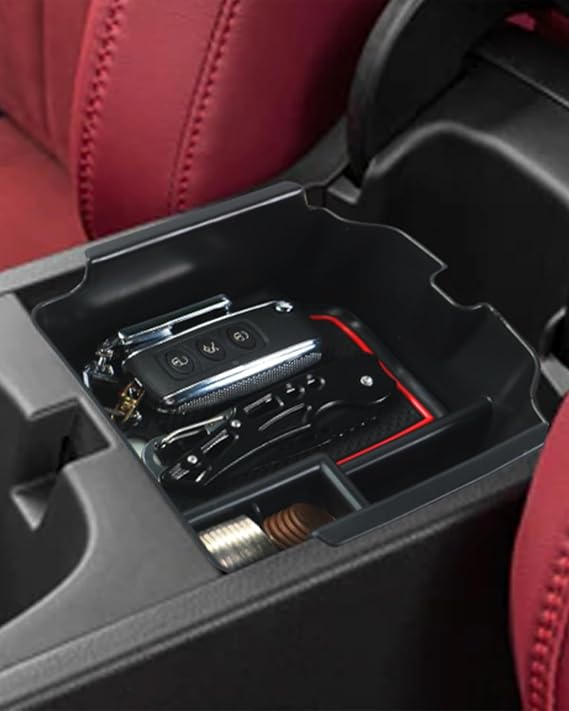 YEE PIN Integra Tray Red for 2023 2024 2025 2026 Acura Integra Center Console Organizer Console Storage Insert Tray Integra Arm Rest Organizer for Acura Integra Accessories