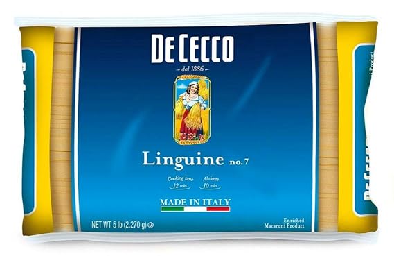 De Cecco Semolina Pasta, Linguine, 5 Pound