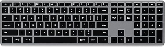 Satechi Slim X3 Bluetooth Backlit Keyboard Multi-Device Space Gray