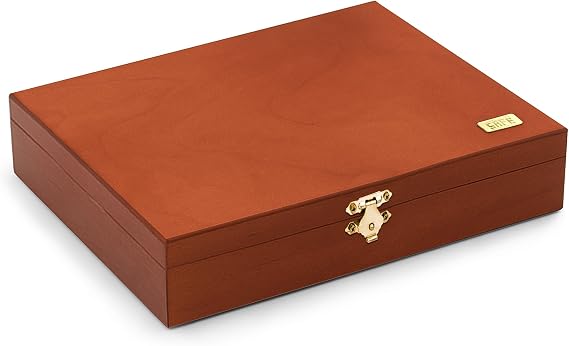 SAFE Elegance Wood Coin Case w/3 Trays