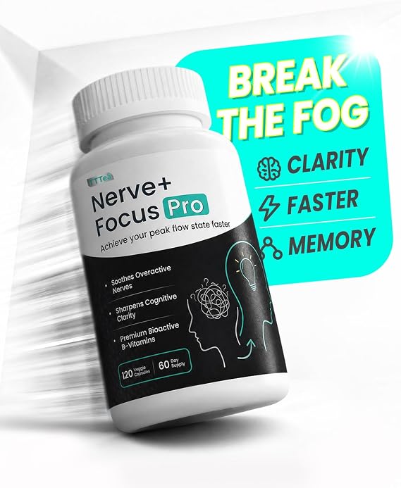 Nootropic Brain Supplement for Memory and Focus, Mental Clarity with Alpha GPC, L-Theanine & b12,Ginkgo Biloba, Bacopa, Lion's Mane Cognitive Support ,Achieve Peak Flow State,60 Day Supply
