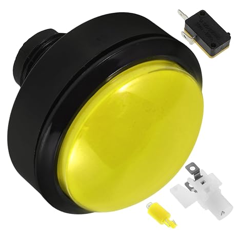 Lighted Replacement Button for Game and Vending Machines Sturdy Push Switch