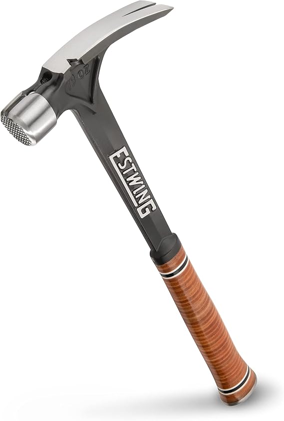 ESTWING Klauenhammer ULTRA, Ledergriff, gerade, Ø30mm 530g, geraute Bahn