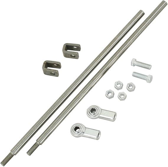 Empi 3145 Tie Rods With Clevis Ends For Empi 14" Rack & Pinion #3147, Pair