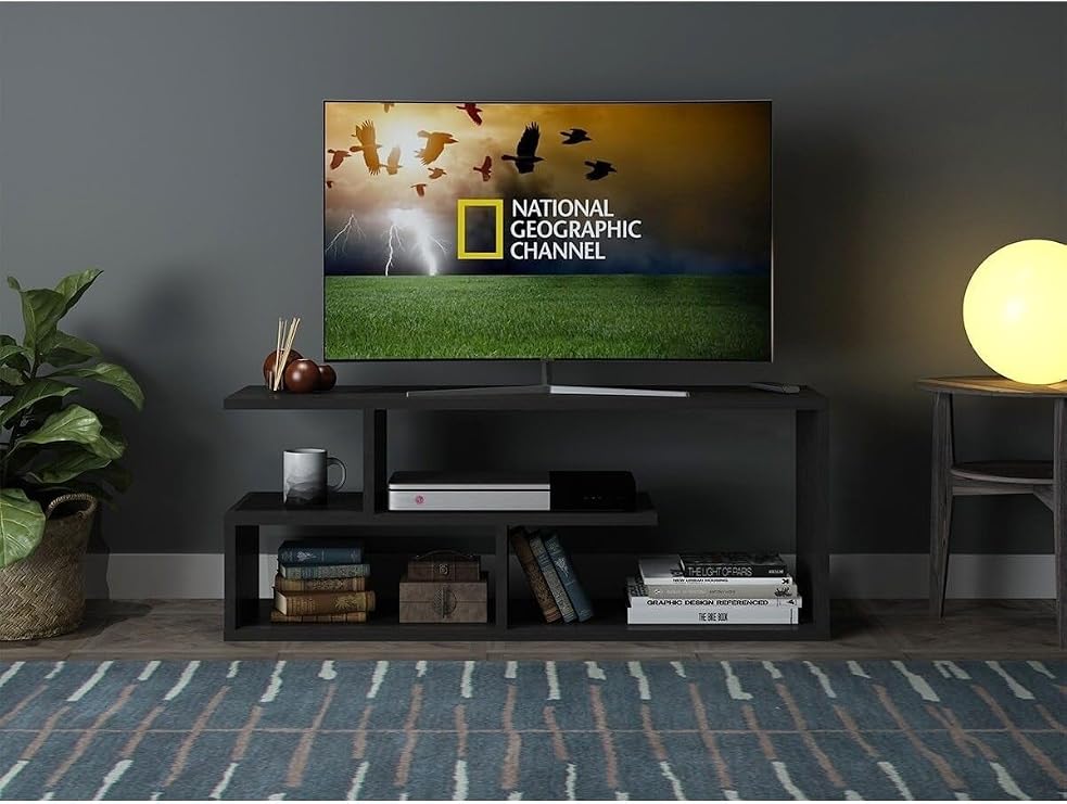Siyah Tv Ünitesi Tv Sehpası