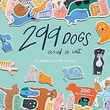 Laurence King 299 Dogs (and a cat) 300 Piece Cluster Puzzle