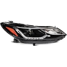 Headlight Assembly Fit 2016-2019 For Chevy Cruze 4Door Chrome Housing And Amber Reflector Passenger Side GM2503429 42680786