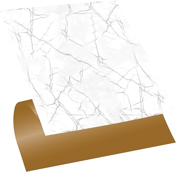 Tink Kendinden Yapışkanlı Silver Desenli PVC Karo, Yapışkanlı Fayans Kaplama, Fayans Çıkartması, Zemin Duvar Karosu 30x30 cm (11 Adet / 1 m²)