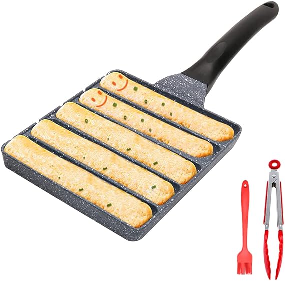 Sausage Pan, Sausage Frying Pan Hot Dog Frying Pan Sausage Mold For Party or Breakfast, Aluminum Alloy