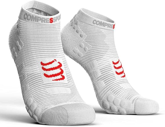 COMPRESSPORT Pro Racing Low Socks V3.0 Run - Small - White