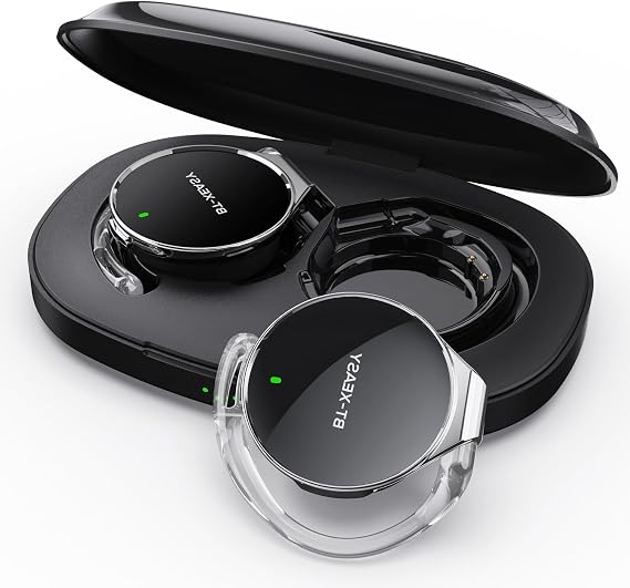 Wireless Bluetooth 5.4 Over-Ear Headphones with Ear Hook, Dual Device Simultaneous Connection, Clip-On Ear Design, Lightweight Earbuds for Sports/Running/Gym