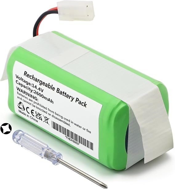 INR18650 M26-4S1P 1824 4INR19/66 Battery Replacement for Bobsweep Bob Sweep | Bob Standard, Bob Pethair, Pethair Plus, Pro SJP110020, Junior WJ540011 WP460011RO, Bissell EV675 EV775 2933 Kealive I6 Robot