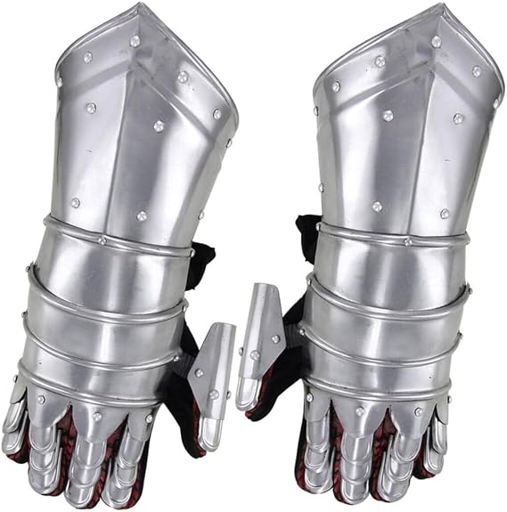 Armory ReplicasTM - Medieval Gauntlets Collection for Knights and Enthusiasts - Armored, Milanese, Crusader Hourglass & More