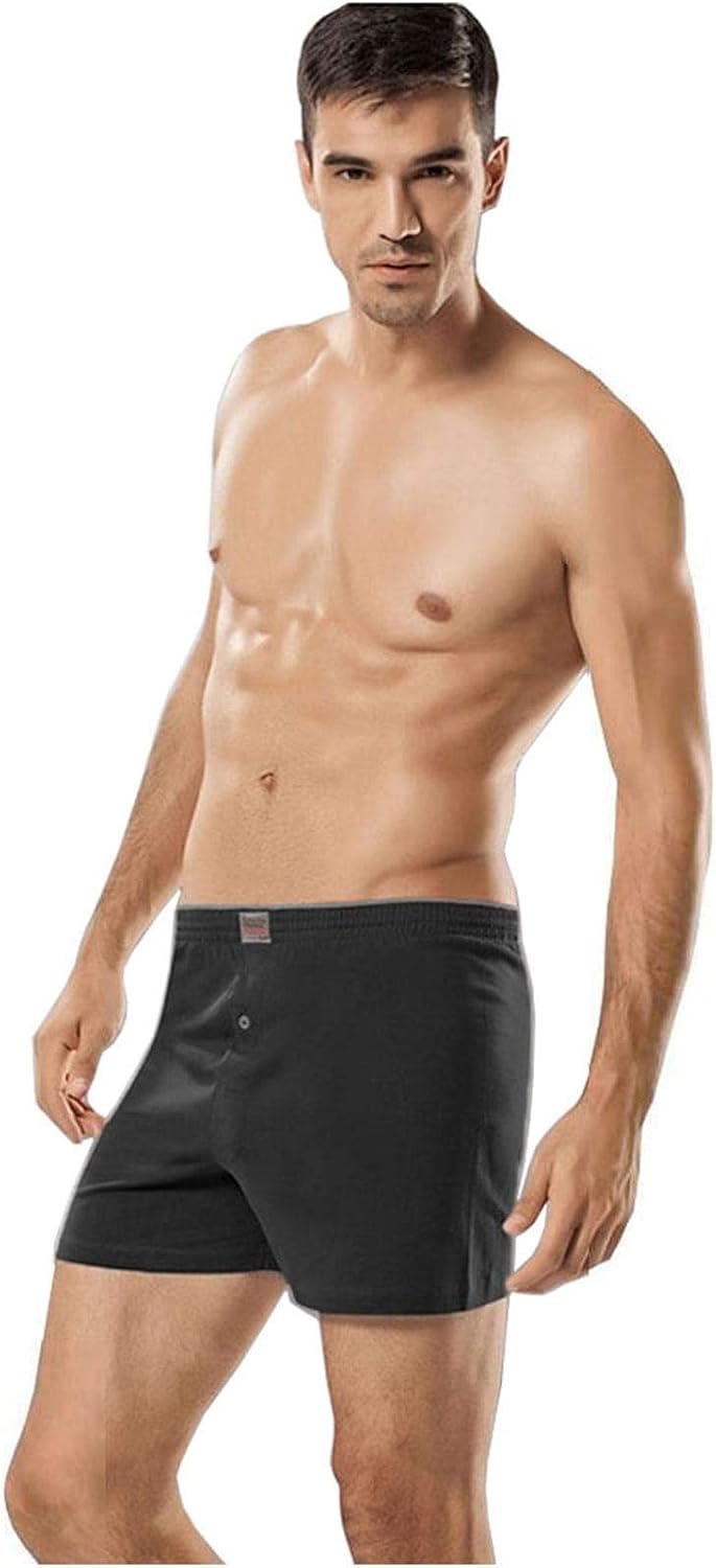 Passion 3 Cotton Combed Cotton Button Mens Boxer
