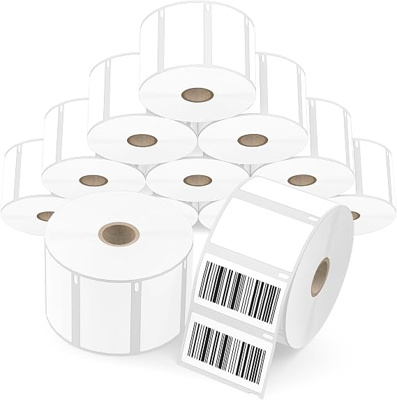12 Rolls Thermal Address Labels Compatible for Dymo 30334 (2 1/4" x 1 1/4")