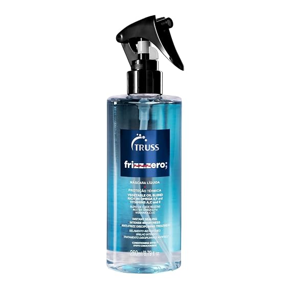 TRUSS Frizz Zero Liquid Hair Mask Spray, Cuticle Sealing, 8.79 oz