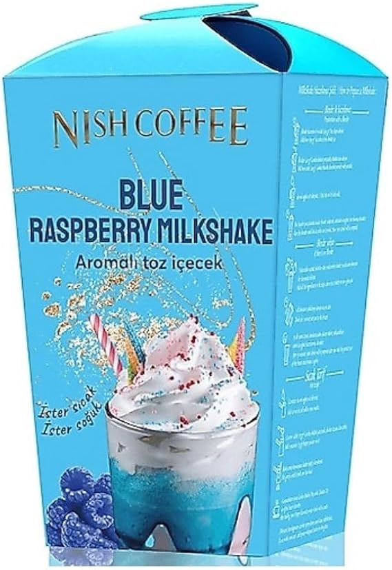 Nish Blue Raspberry Flavored Powder Drink 250 Gr