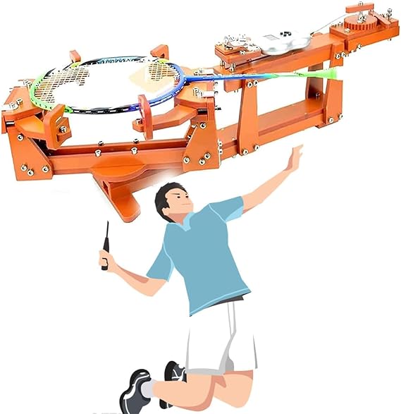 Winch Type Badminton String Machine,Badminton Racket String Machine,6-Point Fixed 60lb Winch Type Badminton String Machine,for Tennis, Badminton Rackets, Badminton Rackets