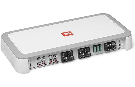 JBL MA758 Full Range Marine Amplifier 75W RMS x8 at 4 ohms 8 Channel Boat Amp JBLMA758AM