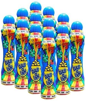 Dab-O-Ink One Dozen 4oz Blue Bingo Dauber