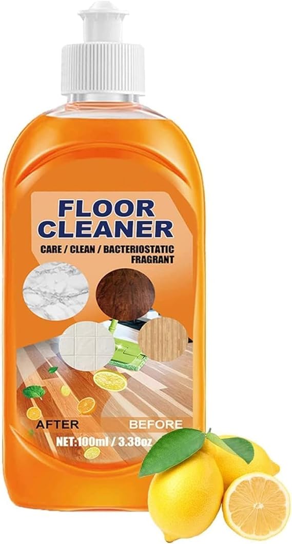 Multi-purpose Floor Cleaner, Powerful Decontamination Floor Cleaner, Laminate Floor Cleaners Concentrate Wood Floor Cleaning Polishing Brightening for Tile and Wood Floors (3 Set)