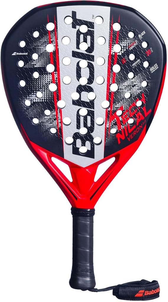 Babolat Technical Veron 3.0 Padel Racket (White/Red/Black)