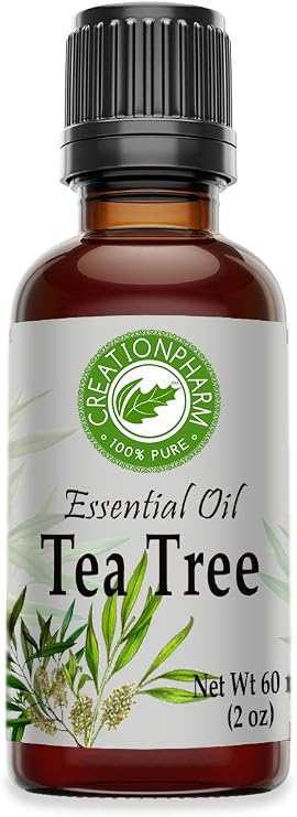 Tea Tree Essential Oil 2 OZ- Tea Tree Oil - Aceite esencial de arbol de te for Aromatherapy Wellness Diffuser Natural Healthy Lifestyle