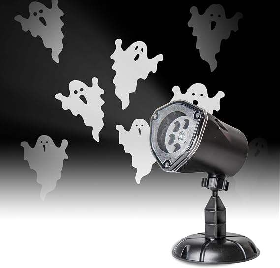 PEIDUO Halloween Projector Lights, Rotating Ghost Projector Halloween, Waterproof Outdoor Halloween Projector, Landscape, Yard, Patio, Garden, Party Decor