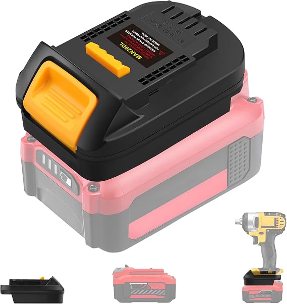 Adapter for Craftsman V20 Battery Convert to for Dewalt 20V MAX Battery, Use for Dewalt 20V 60V Battery Cordless Power Tools(Adapter Only)