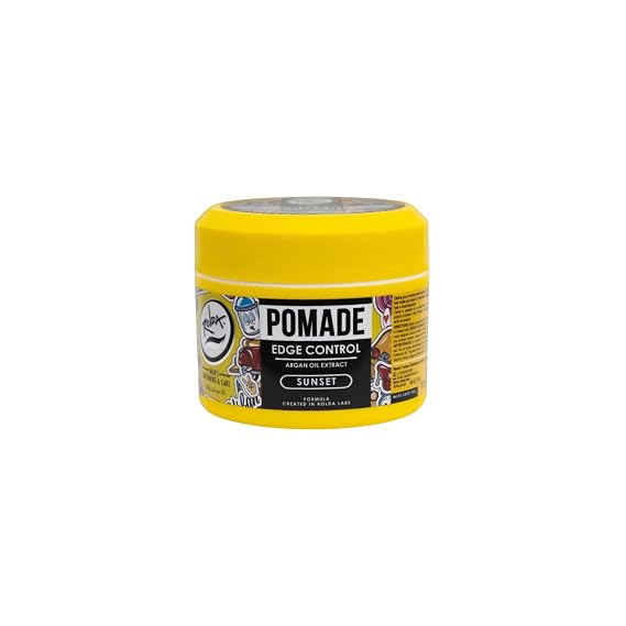 Rolda Sunset Hair Pomade for Men - Water-Based & Flake-Free Men's Hair Products with Medium Hold & Shine - Made with Nourishing & Hydrating Argan Oil Extract - Non-Greasy & Residue-Free (5.29 oz)