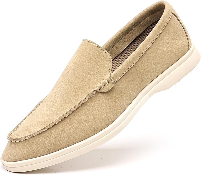 Men's Dress Loafers Casual Slip On Lightweight Business Formal Shoes