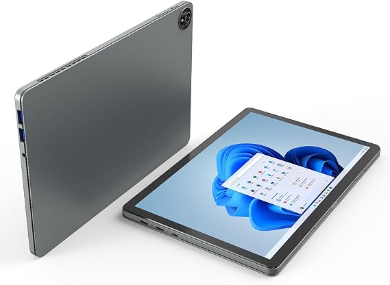 11.97" Win 11 Pro Tablet, 12GB RAM 128GB SSD, Intel Pentium Gold 6500Y Processor (up to 3.4 GHz), BT5.2, Wi-Fi 6, Type-C, Micro HDMI, USB3.2 + USB2.0, 8MP+5MP Cameras (11.97in, 12GB+128GB)