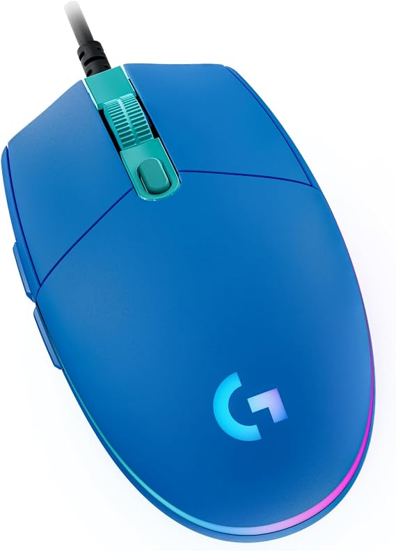 Logitech G203 LIGHTSYNC Gaming Mouse with Customizable RGB Lighting