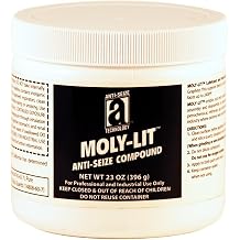 Moly-LIT 12016 Molydbenum Disulfide and Graphite Anti-Seize Compound, 20 oz, Black, Paste