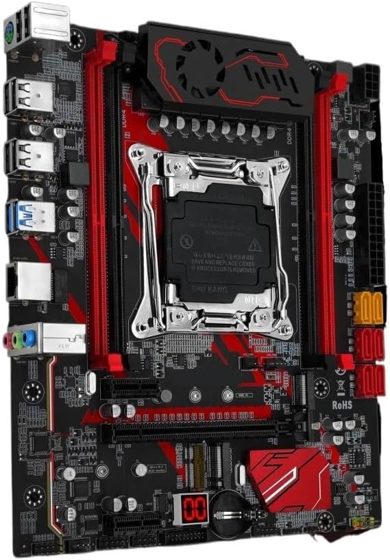 X99 Gaming Motherboard RS9 LGA2011-3 M.2 NVME Quad