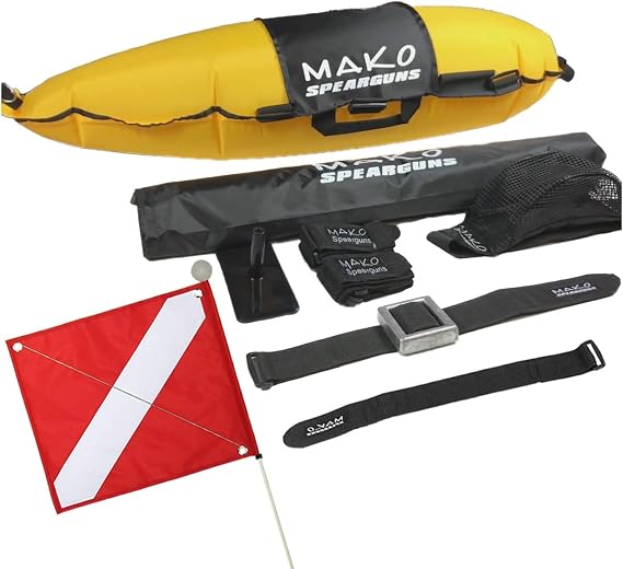 MAKO Professional Inflatable Spearfishing Float Package