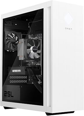 HP. OMEN 25L GT15 Gaming Desktop Computer - 14th Gen Intel Core i9-14900KF 24-Core Processor, 32GB DDR5 RAM, 2TB NVMe SSD  10TB HDD, GeForce RTX 4060 8GB Graphics, Keyboard & Mouse, Windows 11 Pro