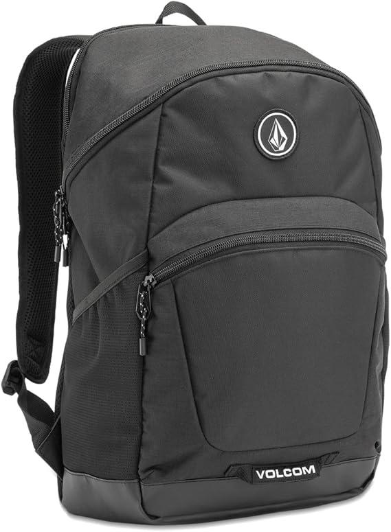 Volcom Slam School Backpack | Everyday Daypack for Men | Black | One Size